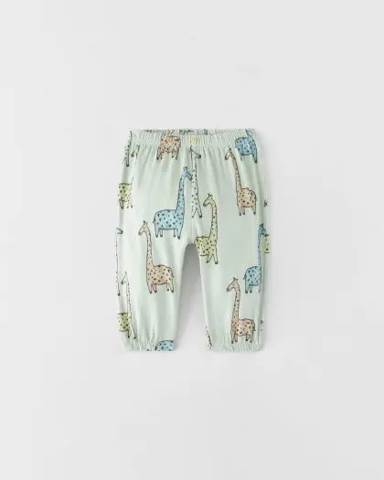 Giraffe Slub Knit Trousers