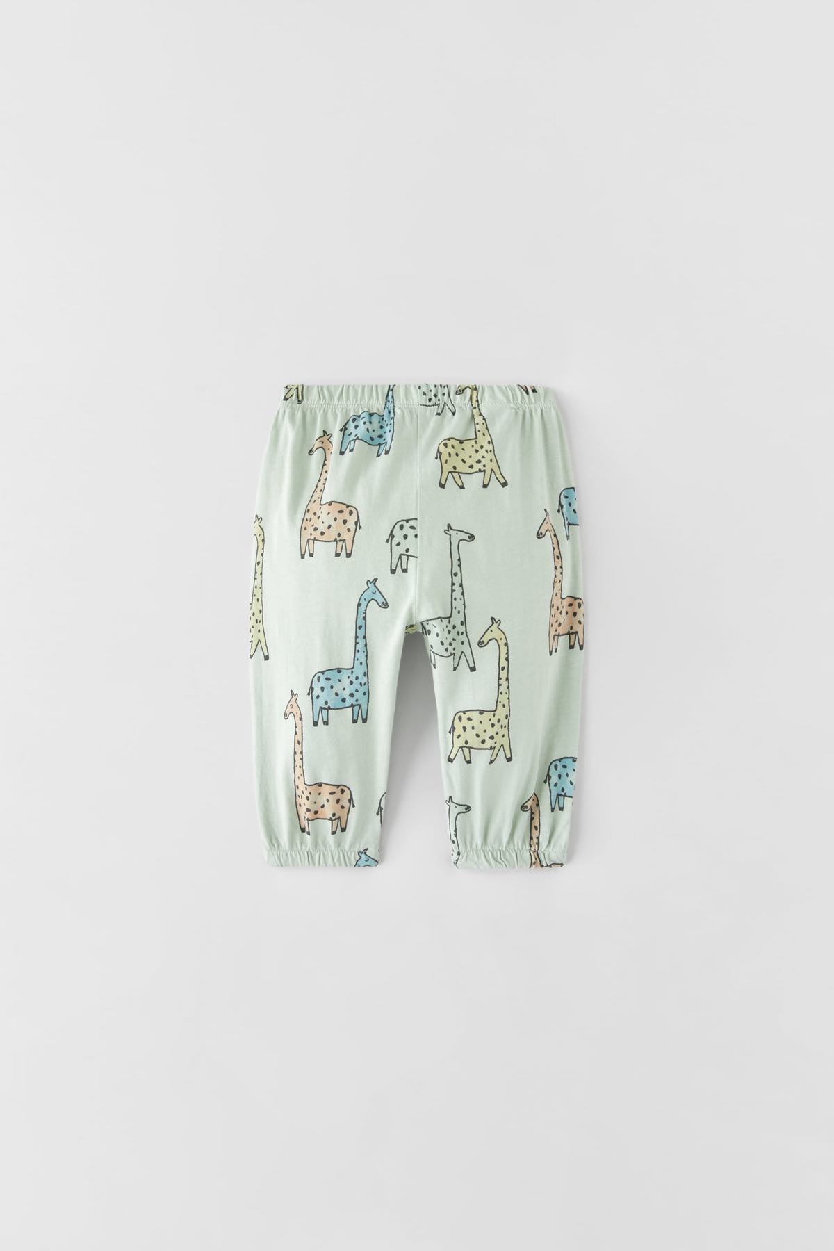 Giraffe Slub Knit Trousers - Image 3