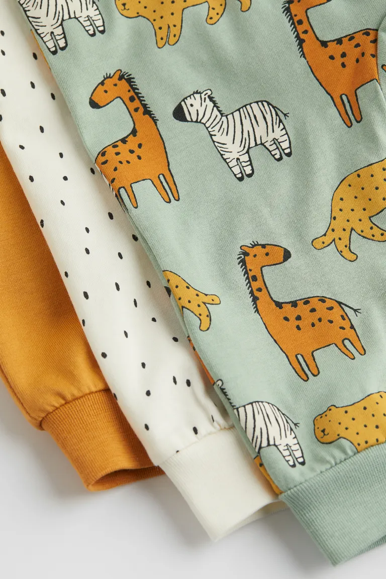Cotton pajamas, 3 pieces - Image 2