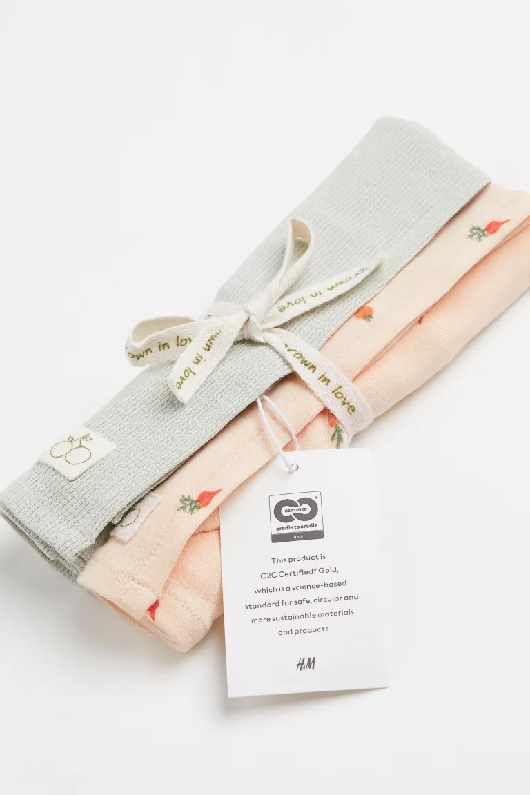 Set of 2 baby blankets made of cotton - Image 4